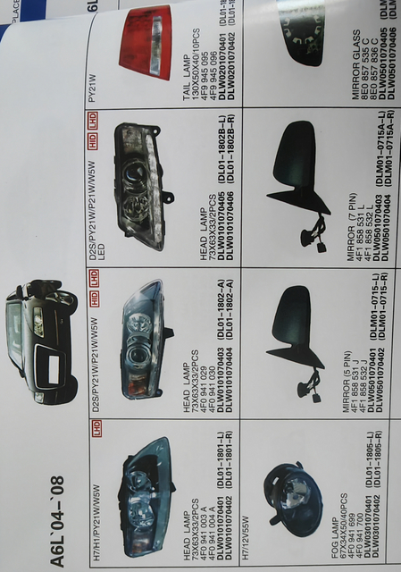 Miroirs de précision pour Audi et Volkswagen: composants de qualité OEM de l'exportateur chinois