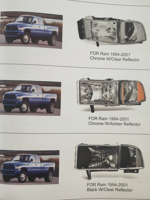 Phares avant pour le SUV de la série Dodge