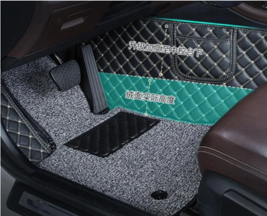 Encerclement complet, une seule pièce de coussinet spécial pour les pieds du conducteur, coussin pour les pieds du passager, pour l'automobile