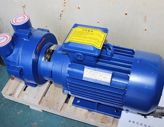 Anneau d'eau liquide à pression d'air à deux étages de type vertical Pompe à piston alternatif à vanne coulissante Pompe à vide pour l'industrie chimique